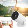 HY200 720p kannettava projektori - 270° kääntyvä, Full HD HDMI/USB, kotiteatteri ja ulkoilmaelokuvat