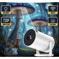 HY200 720p portable projector - 270° rotatable, Full HD HDMI/USB, home theater & outdoor moviesProjectors