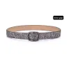 CinturonesCinturón de cuero con remaches punk para mujer: cinturón vintage con hebilla para jeans.