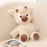 Adorable Highland Cattle Plush Toy 45cm - Huggable Running Cow Stuffed Animal Made with Premium Soft Fabric, Soothing Companion