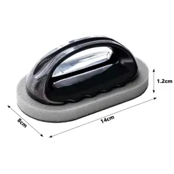Magic emery sponge brush - rust removing cleaner with handle for kitchen & bathCleaning