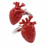 copy of Trendy cufflinks with a red heart
