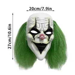 MáscaraClown Head Cover Masque Halloween Horror Dress Up Props Luminous Rubber Masks Amusement Park Haunted House Prank Cospl...