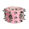 Non-Conformist Leather Bracelet Street Dance Performance Ghost Head Couple's Holiday Gift Wristband Punk Style JewelryBracelets