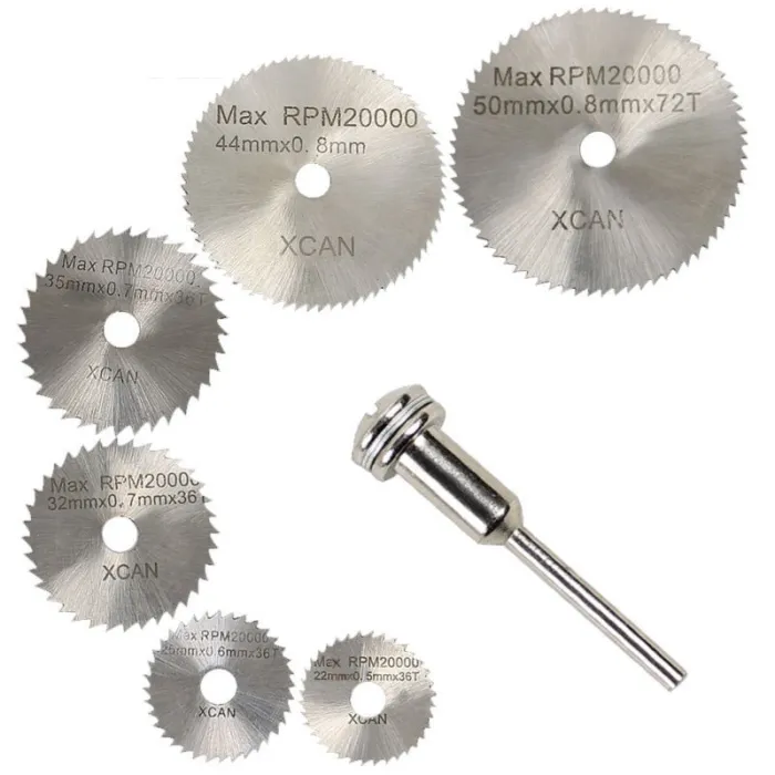 copy of Circular saw blades & mandrel cutting discs drill 6 pcs