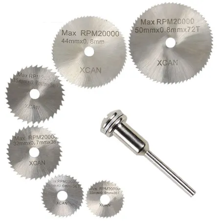 copy of Circular saw blades & mandrel cutting discs drill 6 pcs