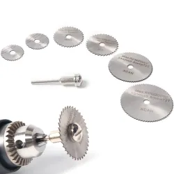 copy of Circular saw blades & mandrel cutting discs drill 6 pcs