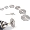 Circular saw blades & mandrel cutting discs drill 6 piecesBits & drills