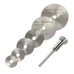 copy of Circular sahan terät & mandrel leikkaus levyt porata 6 pcs