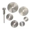 Circular saw blades & mandrel cutting discs drill 6 piecesBits & drills