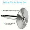 10 pieces - HSS cutting saw blades 1/4" hex shank - diy rotary discs for metal wood plasticBits & drills