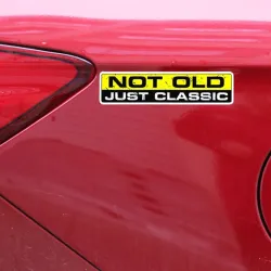 copy of NOT OLD JUST CLASSIC - car sticker 15.2CM * 3.3CM