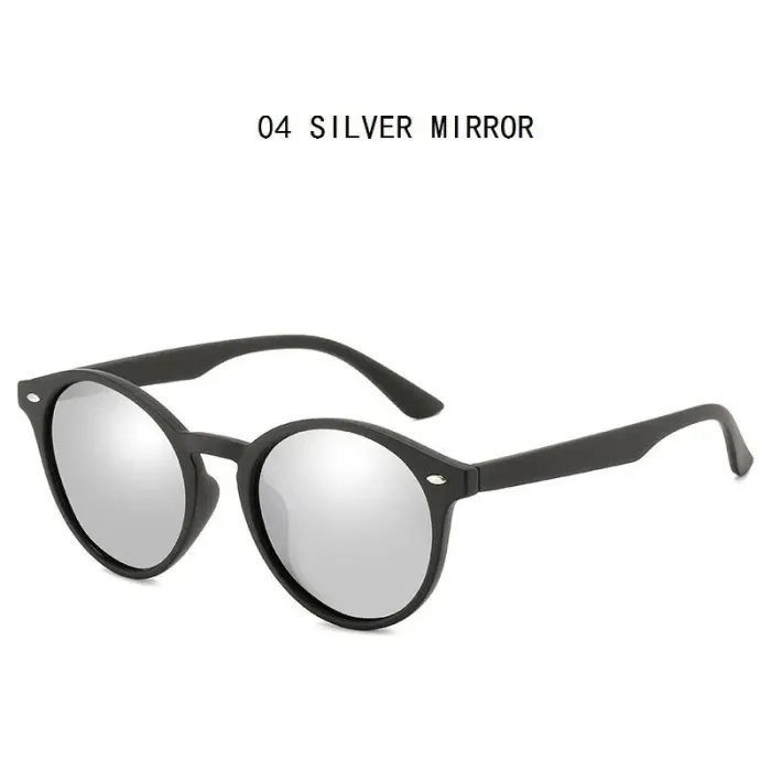 Occhiali da sole vintage rotondi polarizzati per uomo e donna – Occhiali di design UV400 per la guida e i viaggi