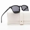 Polarized sunglasses for women and men, black square frame, uv400 outdoor eyewearSunglasses