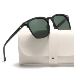 Polarized sunglasses for women and men, black square frame, uv400 outdoor eyewearSunglasses