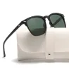 Polarized sunglasses for women and men, black square frame, uv400 outdoor eyewearSunglasses