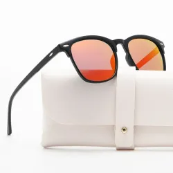 New Polarized Sunglasses Women Black Plastic Full Frame Square Sun Glasses Men Out Door Sun Eyewear Fashionable Eyeglass Uv400