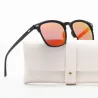 Polarized sunglasses for women and men, black square frame, uv400 outdoor eyewearSunglasses
