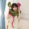 Peluche Cobra Simulée 80-240CM, Long Serpent en Peluche, Coussin en Peluche S