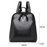 Vintage Rucksack Women Elegant Ladies Bagpack Designer Soft Leather Tr