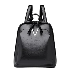 Vintage Rucksack Damen Eleganter Designer-Rucksack aus weichem Leder