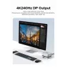 Estação de acoplamento UGREEN para Mac Mini, hub USB Type-C para DP 4K240Hz M.2 NVMe