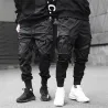 Multi-pocket hip-hop trousers