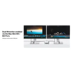 Boîtier Acasis 10 Gbit/s USB-C à double baie M.2 NVMe et ports USB-A et HDMI 4K6