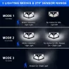 1-12er-Pack Solarleuchten für den Außenbereich, 100 LED-Wandleuchten mit Bewegungsmelder