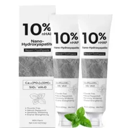 10 Nano-Hydroxyapatite Toothpaste Reduce Tooth Stains Fresh Breath Int