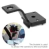 Soporte para GoPro, soporte de aluminio para espejo retrovisor de motocicleta