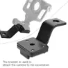 Soporte para GoPro, soporte de aluminio para espejo retrovisor de motocicleta