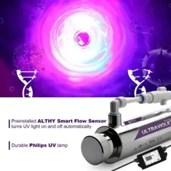 ALTHY UV Ultraviolet Water Sterilizer Purifier System Disinfection Fil