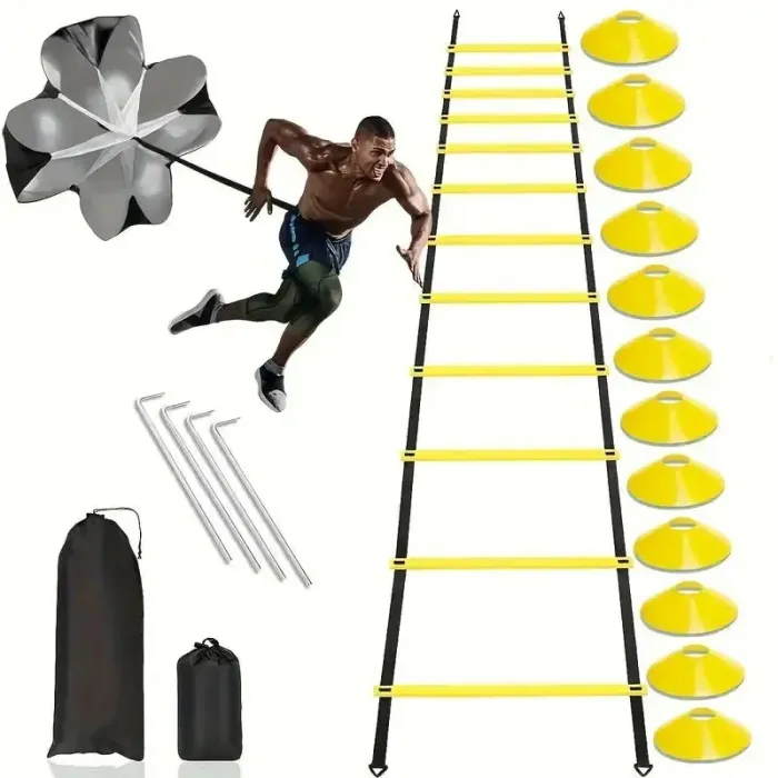1 sæt Fodbold Fodboldtræningsudstyr Fitness Speed Training Resista