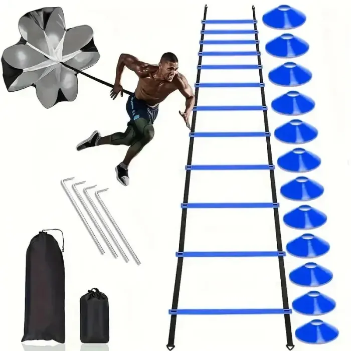 1 Set Fußball-Trainingsgeräte Fitness Schnelligkeitstraining Widerstand