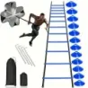 1 set voetbaltrainingsapparatuur, fitness, snelheidstraining, weerstand