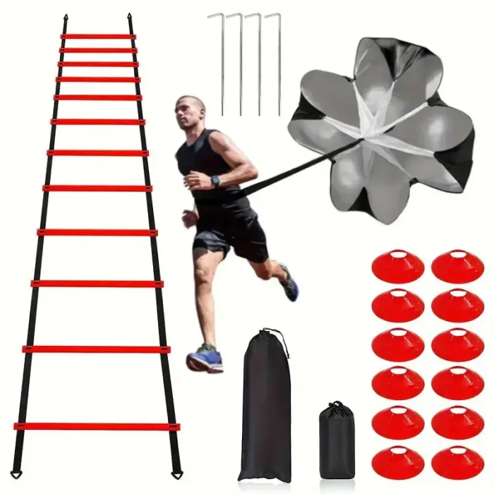 1 sæt Fodbold Fodboldtræningsudstyr Fitness Speed Training Resista