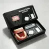 Complete Full Mouth Denture Set with Storage Case,Toothbrush & Removal