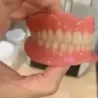 Complete Full Mouth Denture Set with Storage Case,Toothbrush & Removal
