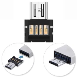 Teléfonos móvilesAdaptador Mini USB 2.0 Micro USB OTG convertidor