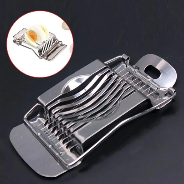 CocinaAcero inoxidable Egg Slicer Cutter