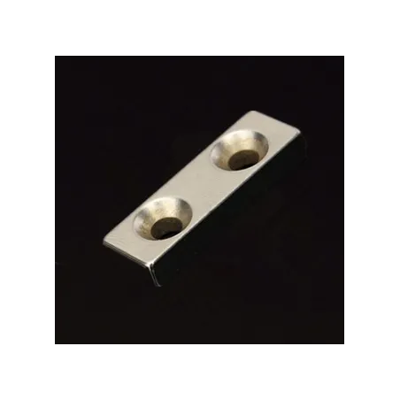 N35 Neodymium Magnet bloco forte Countersunk com 2 - 4mm Hole 30 * 10 * 5mm