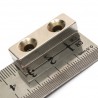 N35 Neodym Magnet Starker Block Bohrung Versenkt Mit 2 - 4mm Loch 30 * 10 * 5mm