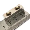 N35 Neodymium Magnet bloco forte Countersunk com 2 - 4mm Hole 30 * 10 * 5mm
