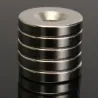 N52Imán de neodimio N52 - anillo redondo fuerte con agujero de 4 mm - 15 * 3mm - 5 piezas