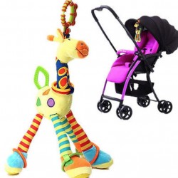 Bebé y niñosSoft Giraffe animales juguetes bebé Pram Cama Hanger