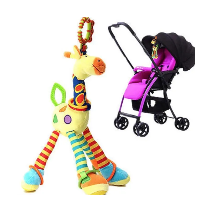 Bebé y niñosSoft Giraffe animales juguetes bebé Pram Cama Hanger