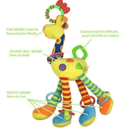 Soft Giraffe Animal Toy Baby Pram Näytä tarkat tiedot Sänky Hanger