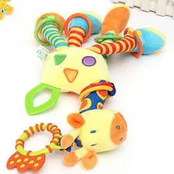 Bebé y niñosSoft Giraffe animales juguetes bebé Pram Cama Hanger