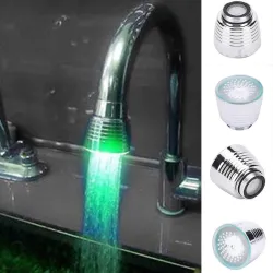 Baño & AseoSensor de temperatura de luz LED Grifo de agua de cocina